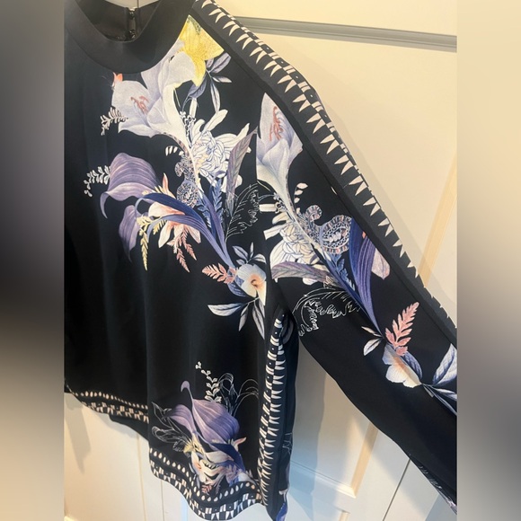 Ted Baker Caella Decadence flowered long sleeved blouse, size 3 (10-12) - Picture 3 of 10